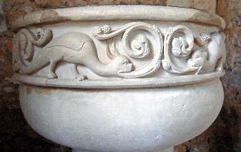 The bowl of the font - August 2007